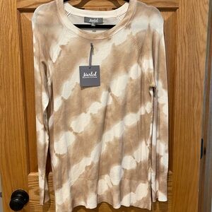 Marled women’s large lightweight pullover sweater NWT